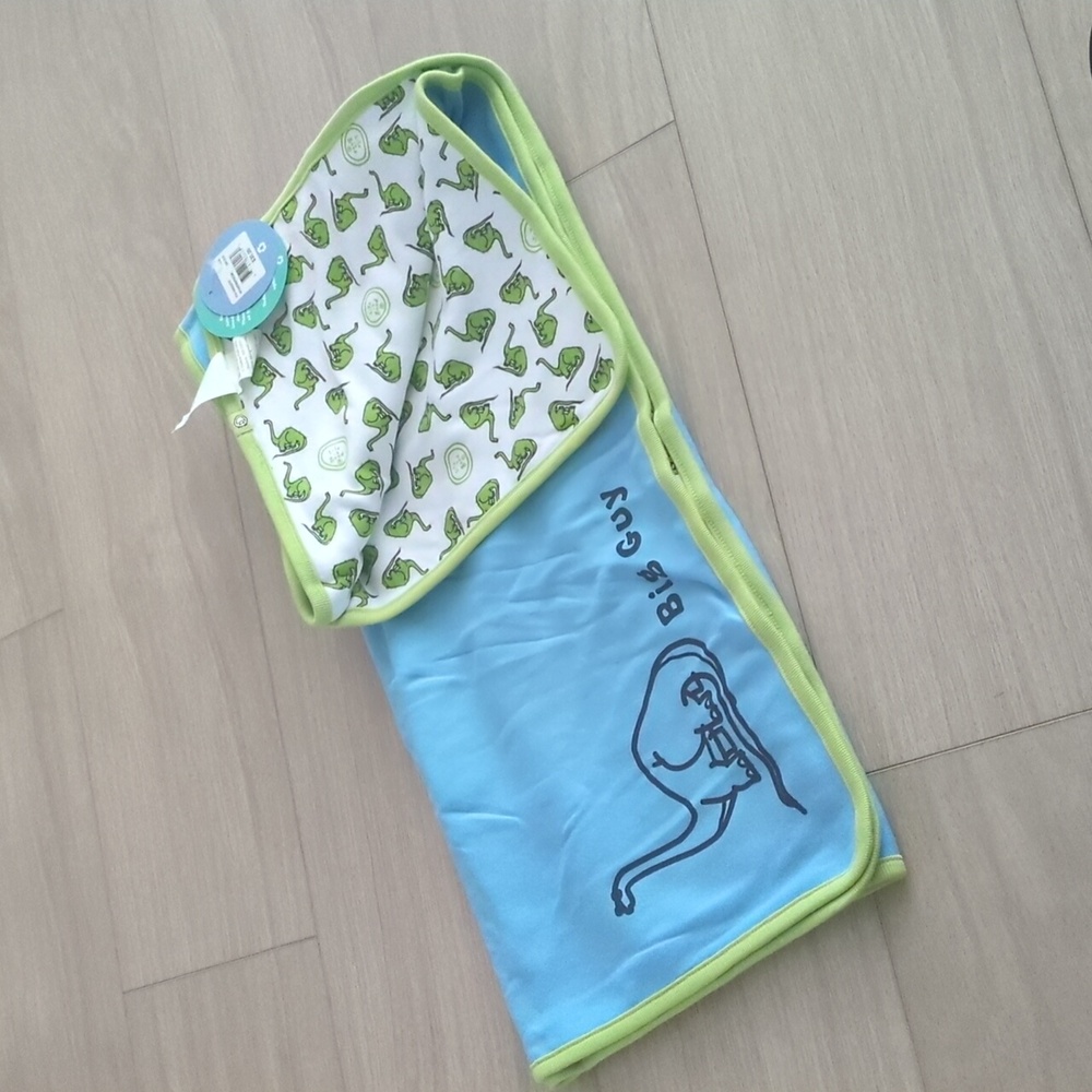 Life is Good Dinosaur Baby Blanket